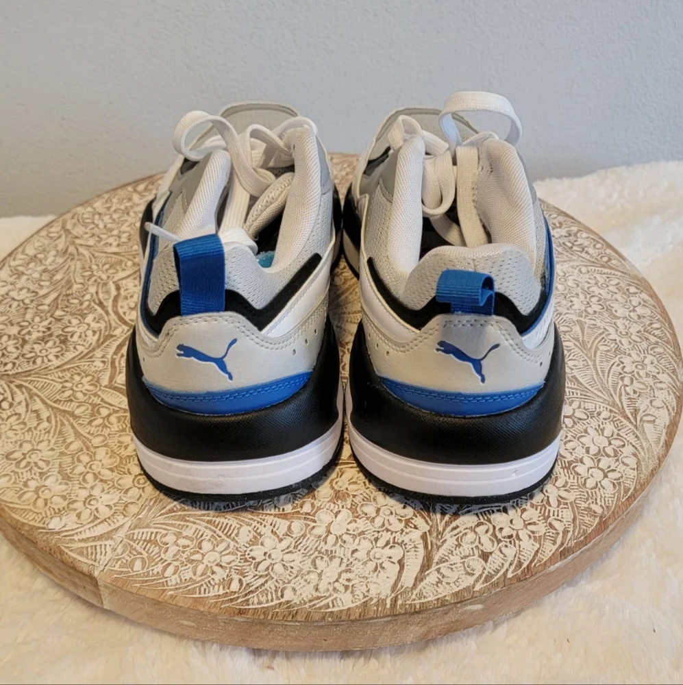 Puma X-Ray 2 Square White Grey Blue Men Size 9 - Picture 2 of 4